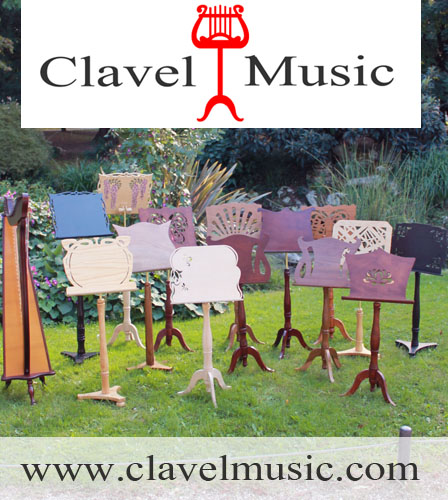 Les pupitres de Clavel Music